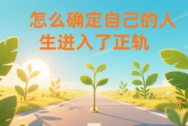 怎么判断人生是否进入正轨 5条标准附公众号付费原文资源