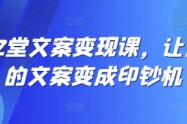 12堂系统文案变现课 全流程教学提升文案获客带货转化能力