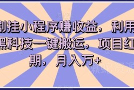 短剧挂载小程序赚收益玩法 低门槛红利期副业操作指南