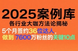 2026年3月更新 波波来了各行业大咖实战方法论案例库