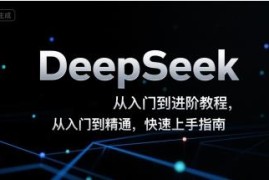 DeepSeek从入门到精通系统教程 含提示词用法及变现玩法实操指南