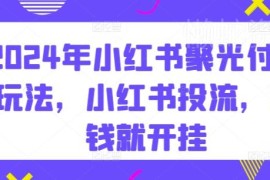 2024年小红书聚光付费投流玩法 从开通到落地全流程教程