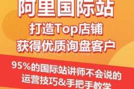 阿里国际站打造Top店铺 获取优质询盘全流程运营技巧指南