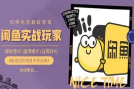 0到1系统玩转闲鱼变现 选品曝光转化全流程实操指南