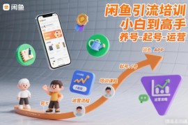 闲鱼引流运营全阶教程 从养号起号到实操小白进阶高手培训
