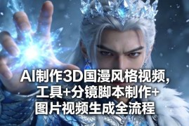 零基础AI制作3D国漫风格视频 工具分镜生成全流程指南