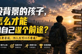 无背景普通年轻人如何谋前途 付出获取对等回报实用方法解析
