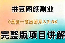 0基础AI拼豆图纸副业全拆解 轻资产零库存手机操作变现指南