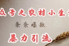 用DeepSeek创作农村题材内容 爆款打造及引流实操全教程