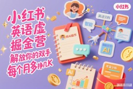 小红书AI操作英语虚拟资料副业 普通人低门槛增收实用攻略
