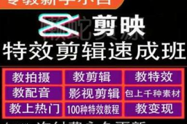 剪映特效剪辑与短视频运营变现教程 新手零基础入门指南