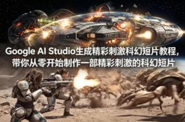 Google AI Studio科幻短片制作教程 零基础上手附配套素材字幕