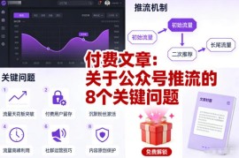 公众号如何获得系统推流？8个核心运营问题全面解答