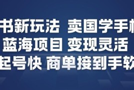 小红书国学手机贴售卖玩法解析 低门槛起号快变现灵活