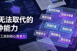 AI无法取代的8种核心能力 互联网内容变现从业者实用参考
