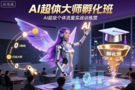 AI超体大师孵化班 超级个体流量实战训练营课程全介绍