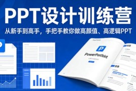 零基础PPT设计训练营教程 手把手教你做高颜值高逻辑PPT