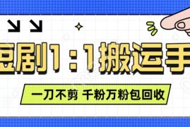 2024抖音短剧无剪辑过原创玩法 低门槛矩阵操作变现指南