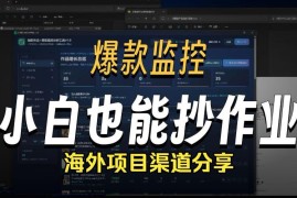 抖音爆款数据监控工具教程 海外网盘拉新渠道玩法分享