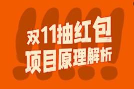 2024双11抽红包视频裂变项目完整制作攻略 实操盈利玩法全解析