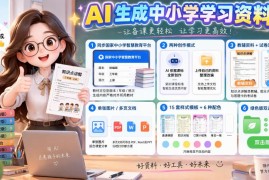 同步国家中小学智慧平台 AI教辅试卷生成工具功能及使用指南