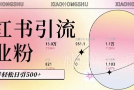 2024小红书私域引流实操教程 AI生成内容新手可日引500+创业粉