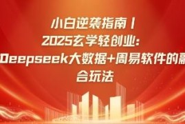 2025玄学轻创业攻略 Deepseek+周易算法融合玩法小白入门指南