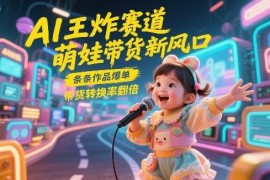 AI童装萌娃带货核心逻辑拆解 零成本上手提升带货转化率